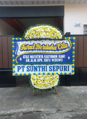 Papan Bunga Duka di Sukakarya